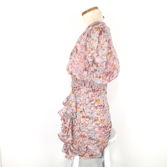 NWT Walter Baker Mars Dress In Boho Floral Print Size 2  Retail: $228 - Picture 4 of 11